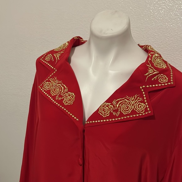 Diane Von Furstenburg silk blouse - Picture 3 of 8